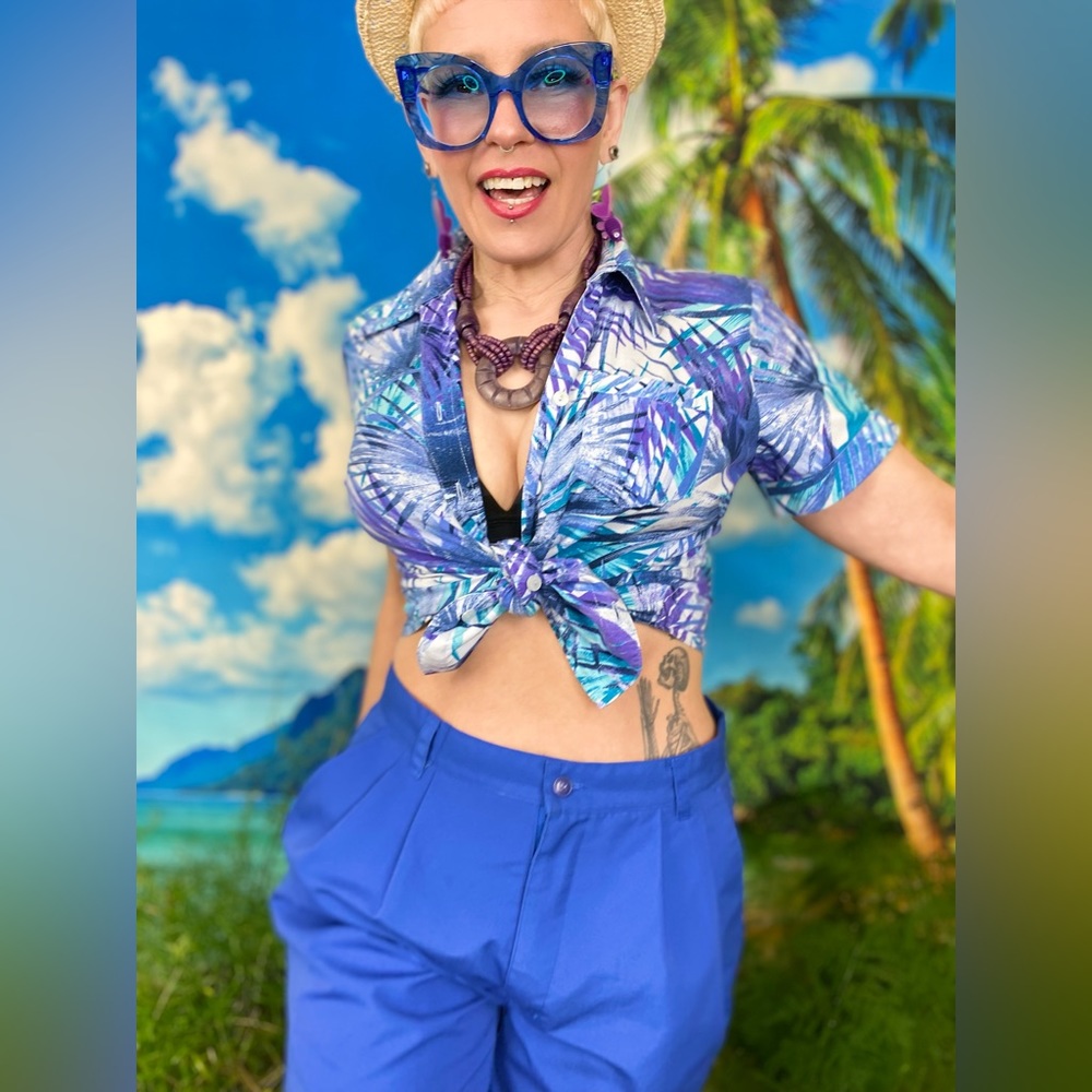 Vintage Mens Shorts with Cuffs